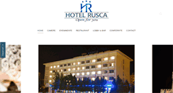 Desktop Screenshot of hotelrusca.ro