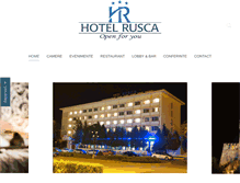 Tablet Screenshot of hotelrusca.ro